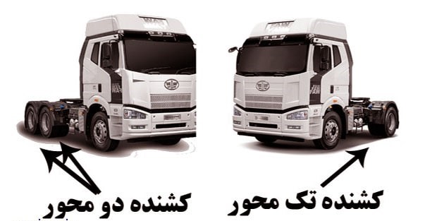 انواع کامیون حمل قیر